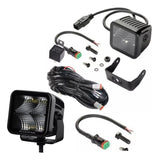 Kit Neblineros Led Hella Black Magic 3.2 Spot Beam