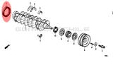RETEN TRASERO CIGUEÑAL HONDA CIVIC INTEGRA D15 D16 B16 B18 B20 H22 H23
