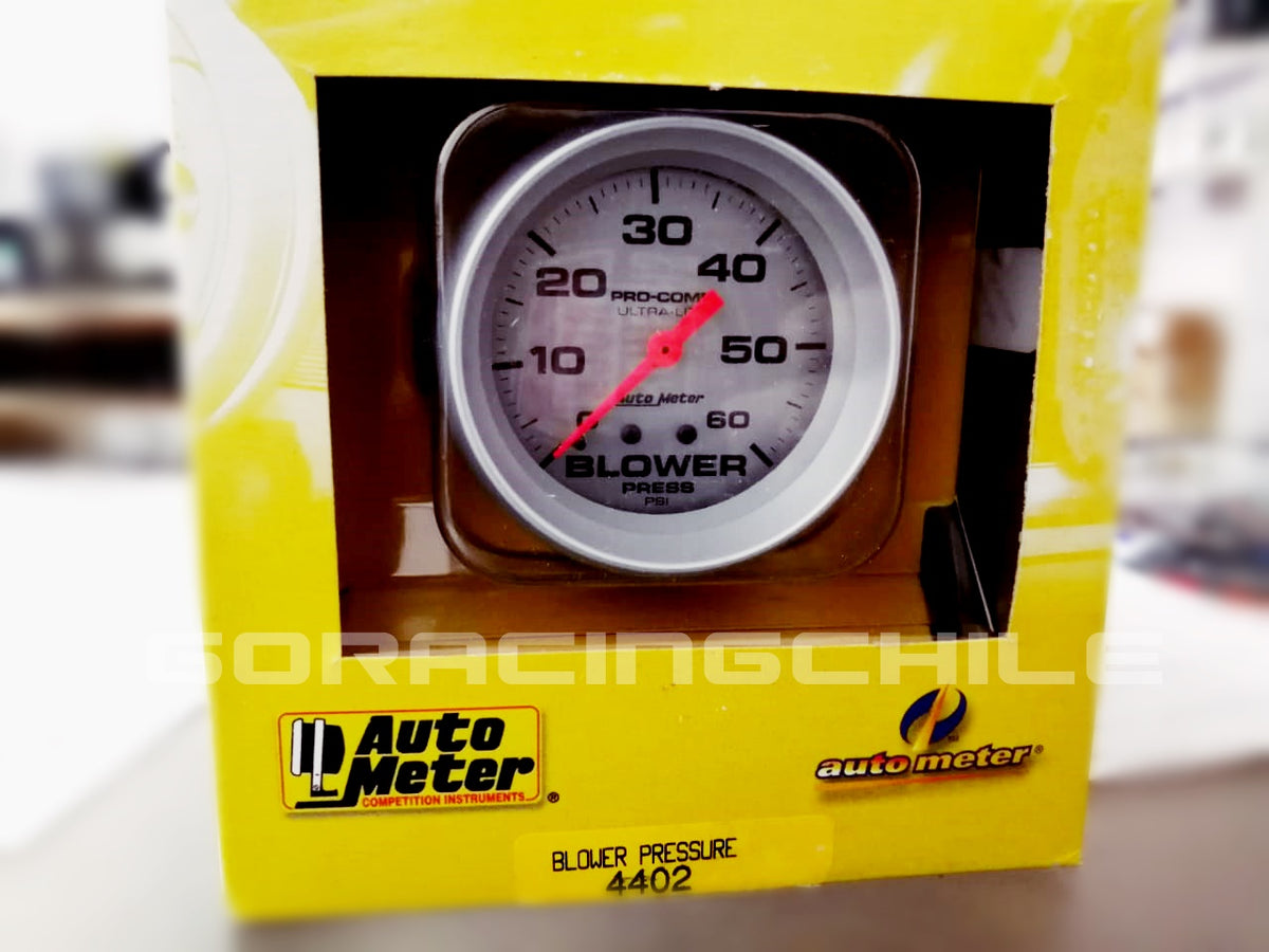 Reloj presión de turbo PSI 52mm Dual View Autogauge