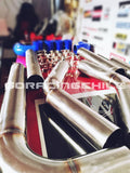 KIT CAÑERIAS TUBERIAS INTERCOOLER INOXIDABLE 2.5" UNIVERSAL
