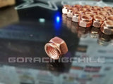 TUERCA DE COBRE PARA ESCAPE CON SEGURO 8 X 1.25