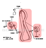 KIT DISTRIBUCION ORIGINAL JAPON KOYO UNISOL  TOYOTA STARLET TURBO 4EFTE