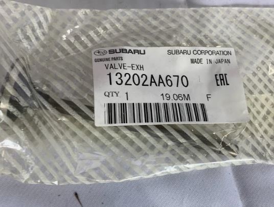 VALVULA DE ESCAPE SUBARU FORESTER IMPREZA XV