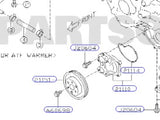 Bomba De Agua Subaru Motor FB20 GMB Japonesa Impreza XV Forester