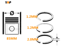 SET PISTONES SAMSUNG SM5 SM7 2.3 V6 VQ23DE ALTERNATIVOS