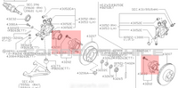 MASA MAZA RODAMIENTO TRASERA NISSAN SKYLINE GTS R33 R34 ALTERNATIVA GSP