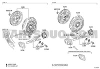 DISCO  DE EMBRAGUE OEM TOYOTA HAILUX 2.4 DIESEL TURBO