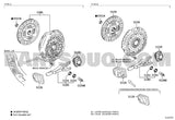 DISCO  DE EMBRAGUE OEM TOYOTA HAILUX 2.4 DIESEL TURBO