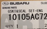 Kit Empaquetadura ORIGINAL  SUBARU  OUTBACK  LEGACY  FB25 2.5 L