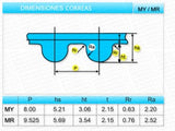 CORREA DE DISTRIBUCION TOYOTA COROLLA 1.6 4AFE