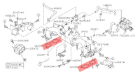 Empaquetadura ORIGINAL SUBARU MULTIPLE ADMISION SUBARU  EJ16 EJ18 EJ20 EJ25 SOHC