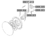 PIVOTE HORQUILLA SUBARU IMPREZA  CAJA 5TA  1993 /2004