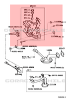 Bomba de Aceite TOYOTA SUPRA CHASER  1JZGTE 1JZ Original TOYOTA OEM