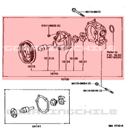 BOMBA DE AGUA ORIGINAL TOYOTA  STARLET 4EFTE TURBO 1.3 16V EP82 EP91