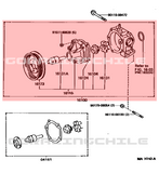 BOMBA DE AGUA ORIGINAL TOYOTA  STARLET 4EFTE TURBO 1.3 16V EP82 EP91