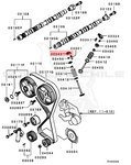 BALANCIN DE ADMISION ESCAPE MITSUBISHI LANCER EVO EVOLUTION 4 al 9 ORIGINAL