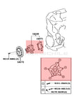 Bomba de Agua TOYOTA YARIS 1.3 1.5 1NZ 2NZ 2006 al 2011
