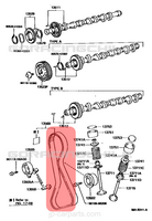 Correa Distribucion SUN ORIGINAL TOYOTA STARLET GT 4EFTE  1.3 16v