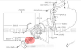 Termostato SUBARU IMPPREZA WRX / STI  Japones 96 en adelante