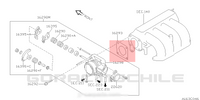 Empaquetadura THERMAL Mariposa Throttle Body  Admisión NISSAN GA16DE V16