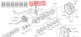 PISTON  DE MOTOR  NISSAN SKYLINE RB26DETT RB26 STD 86.00MM ORIGINAL REMANUFACTURADO Unidad 4