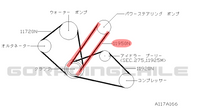 CORREA DIRECCION HIDRAULICA RACING MITSUBOSHI NISSAN SILVIA S13  S14 S15 SR20DET  AY14N-30875