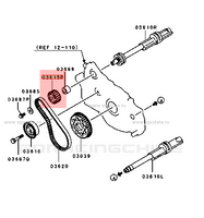 Piñon Eje Compensador Trasero Bomba de Aceite MITSUBISHI LANCER EVO 4-9 OEM ORIGINAL