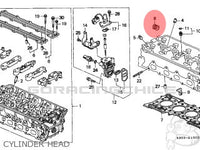 Tapon Culata HONDA Serie B H F Original P30