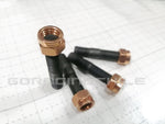 SET DE 4 PRISIONEROS ESPARRAGOS M10 X 1.25 X 50mm Y 4 TUERCAS DE COBRE  M10 X 1.25mm