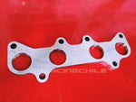 FLANGE MULTIPLE ESCAPE TOYOTA STARLET TERCEL 4EFTE 4EFE 5EFE  ACERO INOXIDABLE CNC CORTADO EN LASER