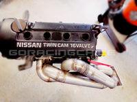 Multiple Escape Nissan V16 SENTRA GA16DE GA16DNE Turbo SIDE TURBO RACING INOX