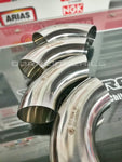 Codo Acero Inoxidable 2" escape admision